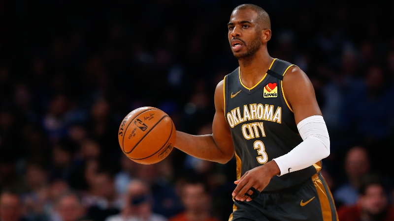 Oklahoma City Thunder guard Chris Paul