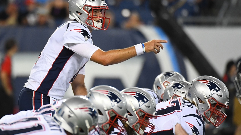 New England Patriots quarterback Jarrett Stidham