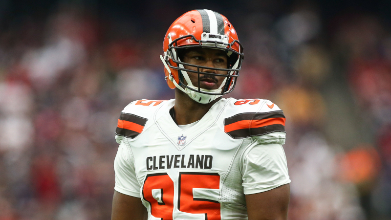 Cleveland Browns defensive end Myles Garrett