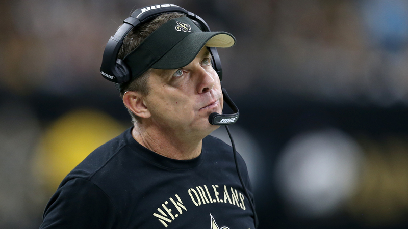 New Orleans Saints beach coach Sean Payton