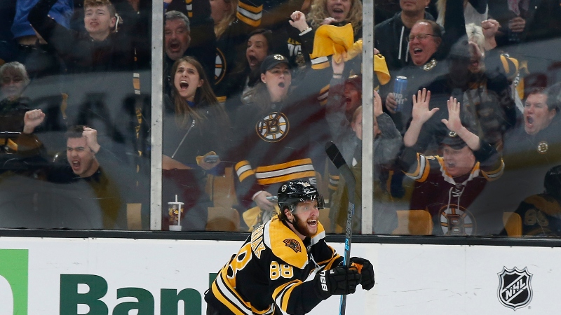 Boston Bruins right wing David Pastrnak