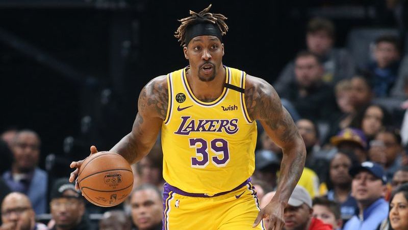 Los Angeles Lakers center Dwight Howard