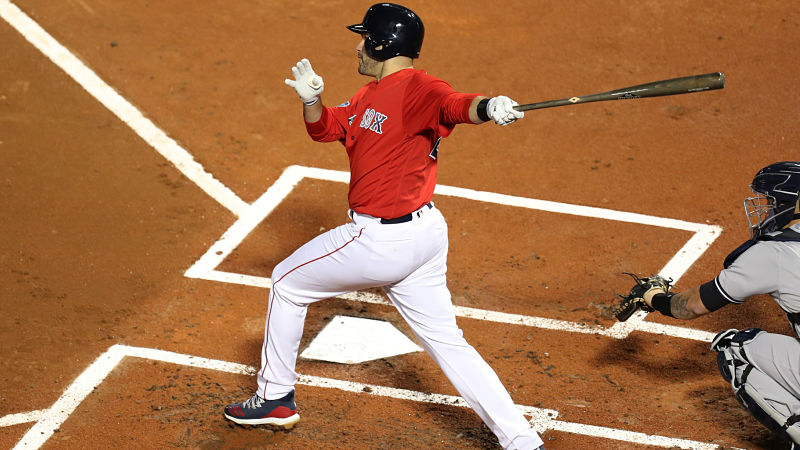 Boston Red Sox designated hitter J.D. Martinez
