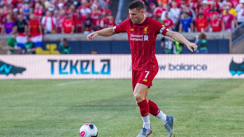 Liverpool midfielder James Milner