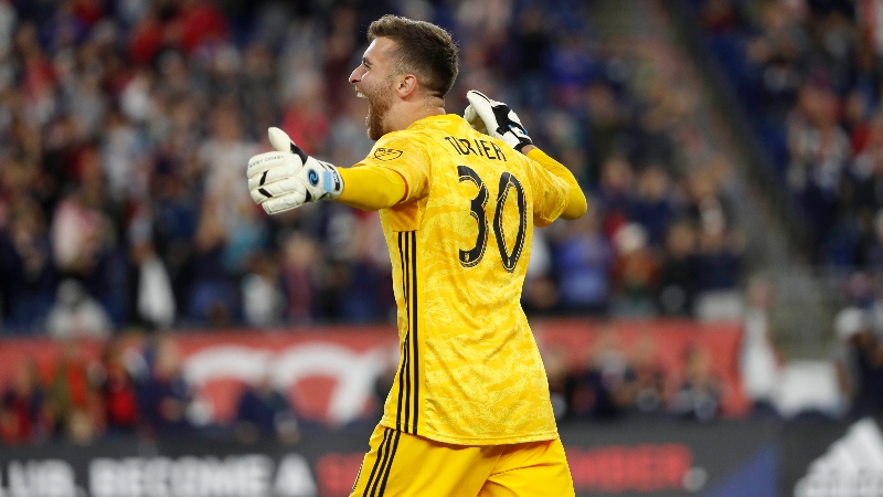 New England Revolution goalkeeper Matt Turner