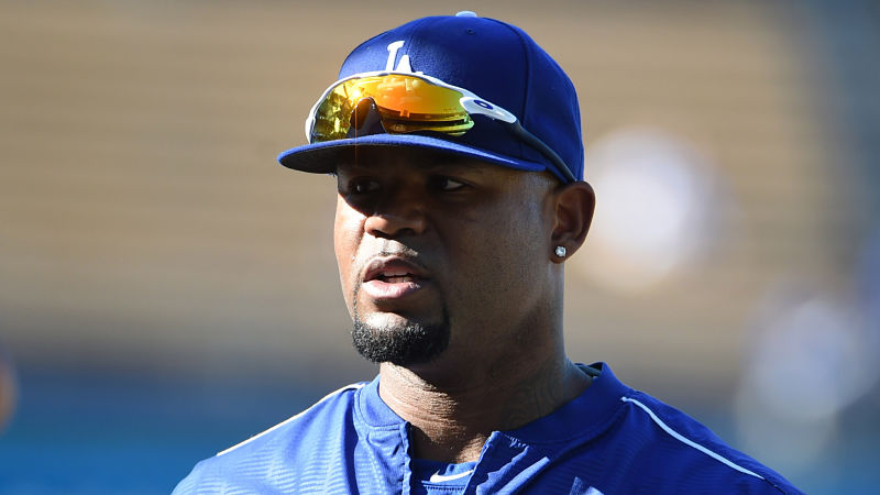 Ex-Los Angeles Dodgers left fielder Carl Crawford