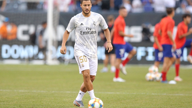 Real Madrid midfielder Eden Hazard