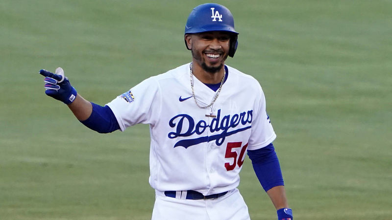 Los Angeles Dodgers outfielder Mookie Betts