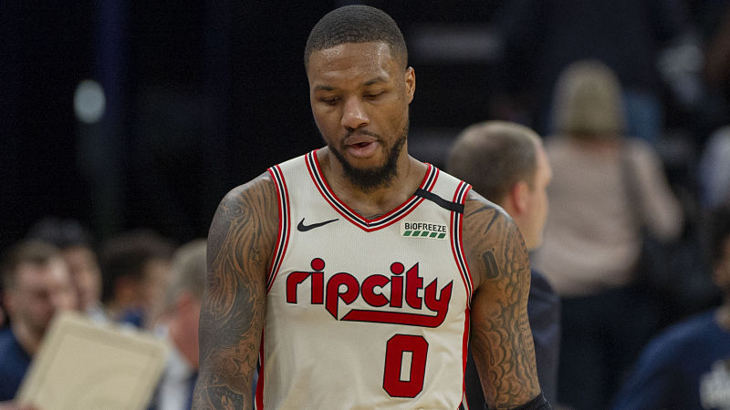 Portland Trail Blazers guard Damian Lillard