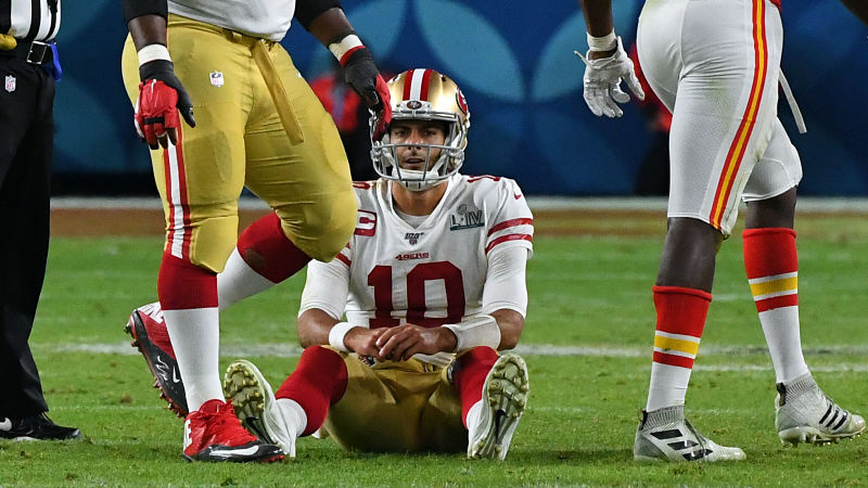San Francisco 49ers quarterback Jimmy Garoppolo