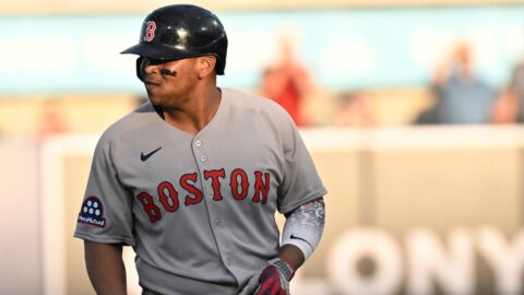 Boston Red Sox designated hitter Rafael Devers