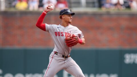 Boston Red Sox second baseman Kristian Campbell