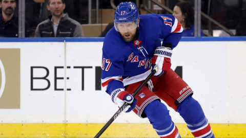 Former New York Rangers right wing Blake Wheeler