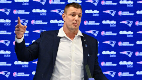 Former New England Patriots tight end Rob Gronkowski