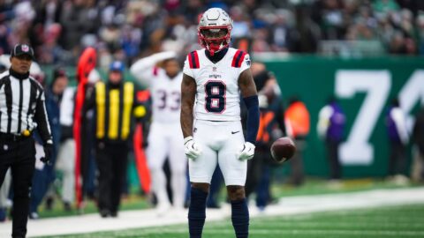 New England Patriots wide receiver Stefon Diggs
