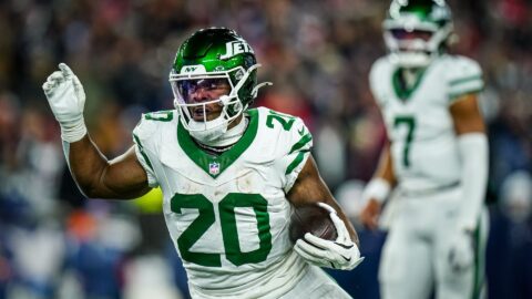 New York Jets running back Breece Hall