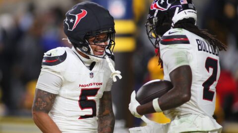 Houston Texans safeties Calen Bullock and Jalen Pitre