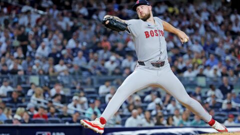 Boston Red Sox starting pitcher Garrett Crochet