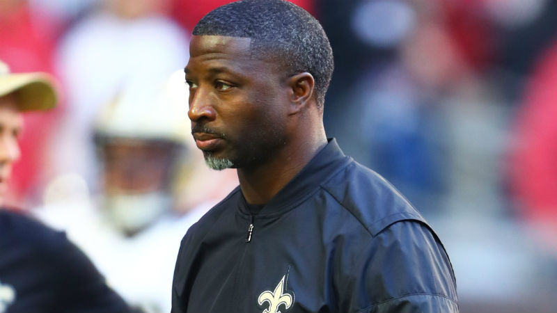 New Orleans Saints secondary coach Aaron Glenn