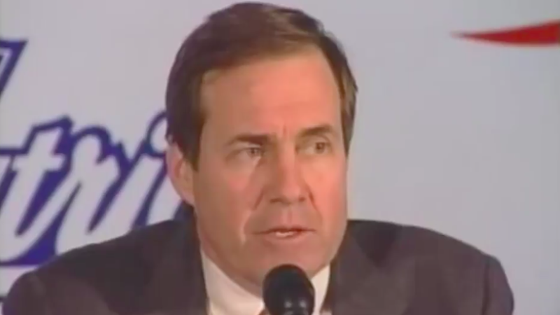 New England Patriots head coach Bill Belichick