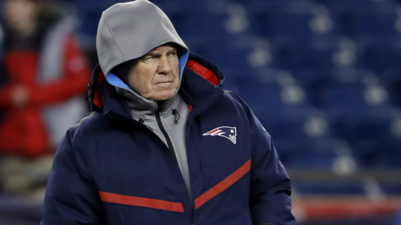 New England Patriots head coach Bill Belichick
