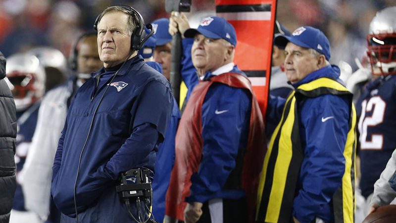 New England Patriots head coach Bill Belichick