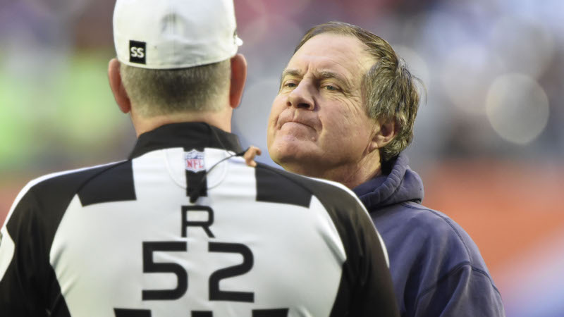 New England Patriots head coach Bill Belichick