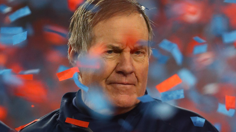 Patriots head coach Bill Belichick