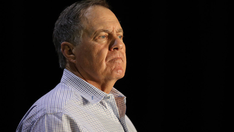 Patriots head coach Bill Belichick