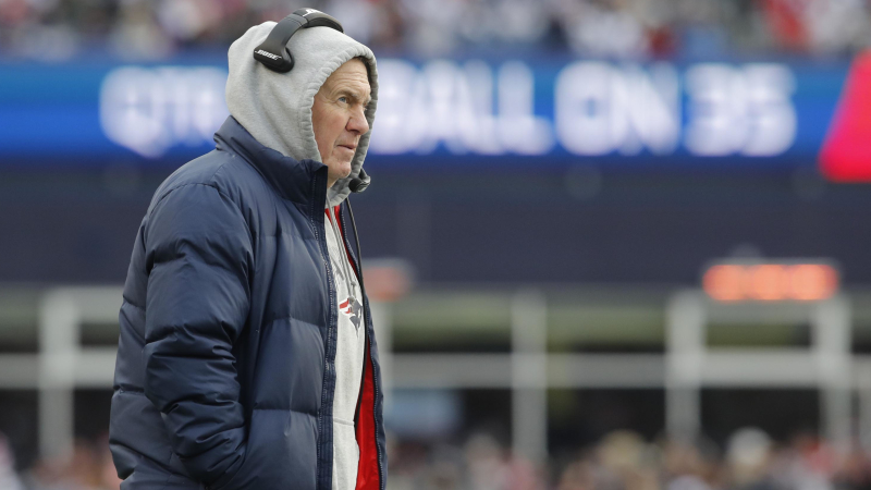 New England Patriots head coach Bill Belichick