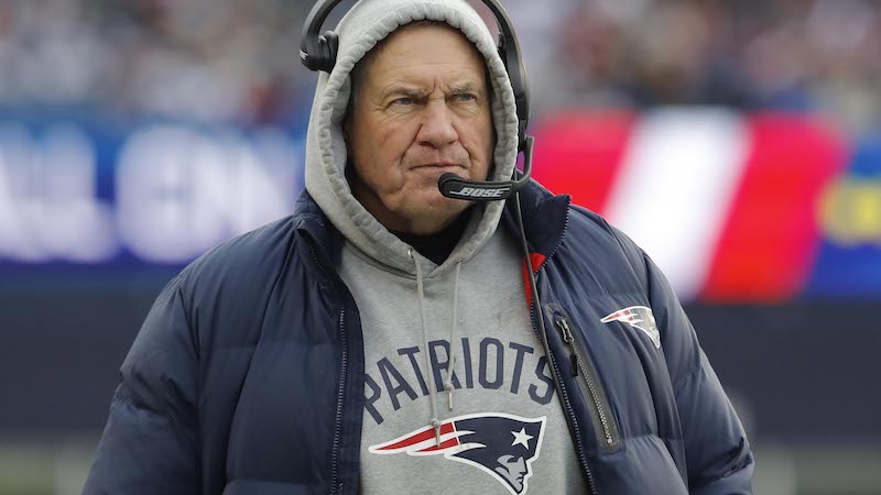 Patirots head coach Bill Belichick