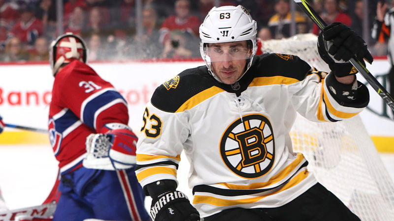 Boston Bruins winger Brad Marchand