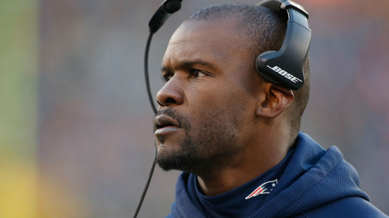 New England Patriots safeties coach Brian Flores