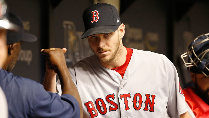 Boston Red Sox pitcher Chris Sale