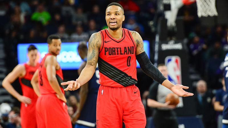 Portland Trail Blazers guard Damian Lillard
