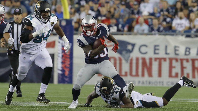 New England Patriots running back Dion Lewis