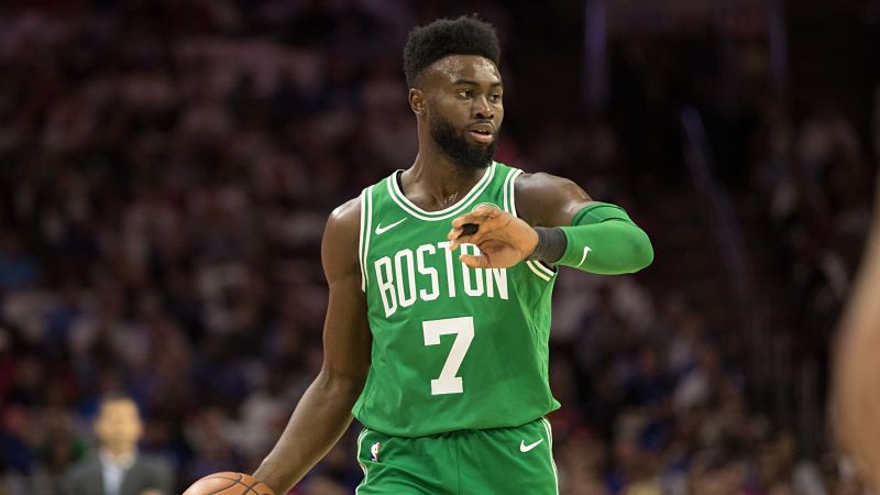 Boston Celtics forward Jaylen Brown