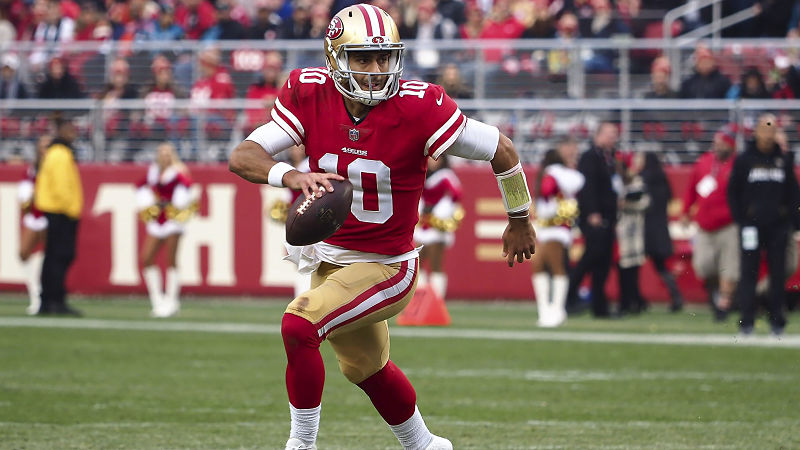 San Francisco 49ers quarterback Jimmy Garoppolo
