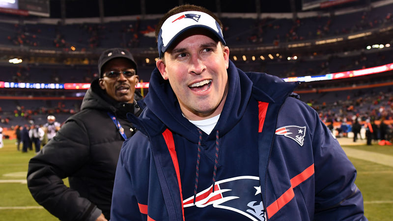 New England Patriots offensive coordinator Josh McDaniels