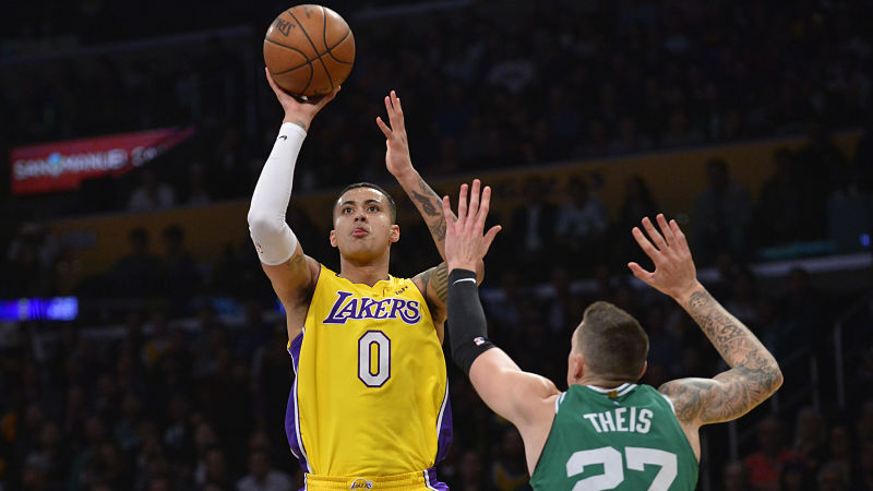 Los Angeles Lakers forward Kyle Kuzma