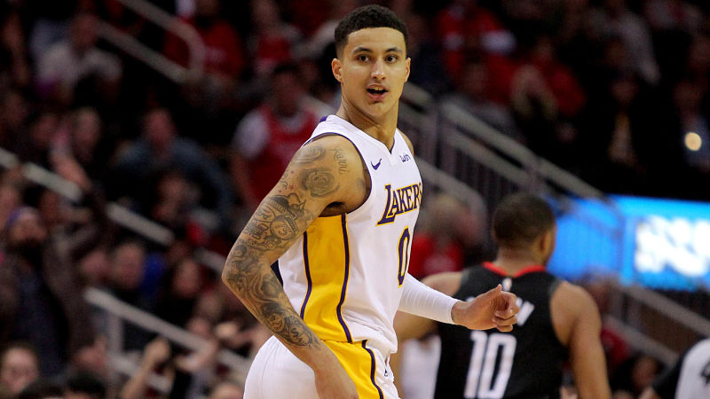 Los Angeles Lakers forward Kyle Kuzma
