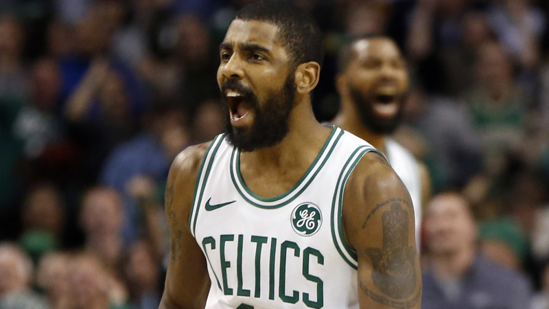 Celtics guard Kyrie Irving