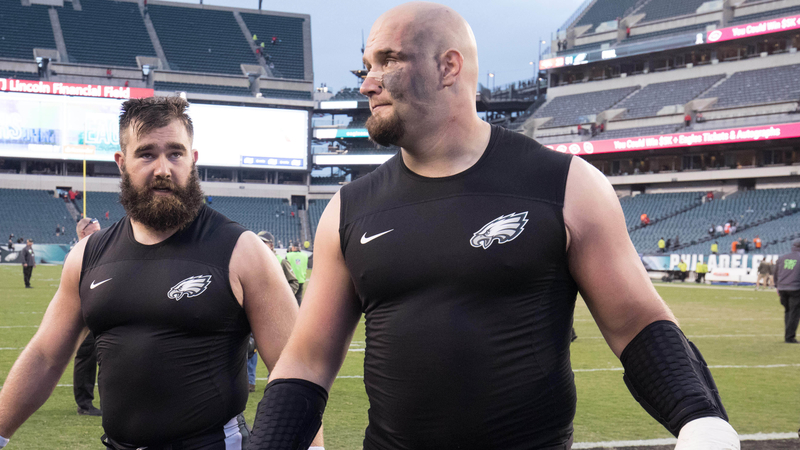 Eagles offensive lineman Lane Johnson