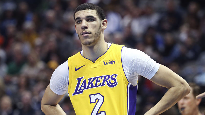 Los Angeles Lakers guard Lonzo Ball