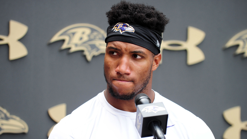 Ravens cornerback Marlon Humphrey
