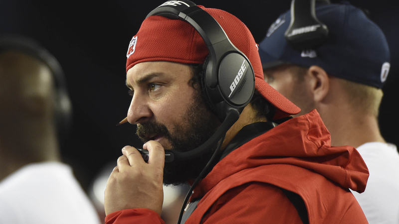 Patriots defensive coordinator Matt Patricia