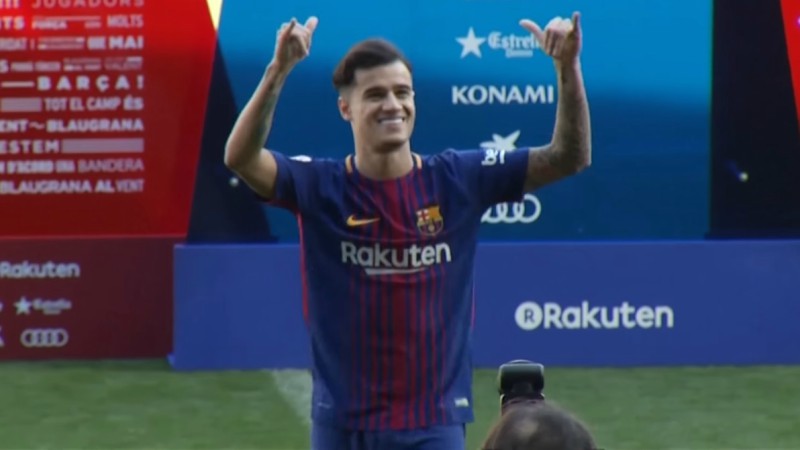 FC Barcelona's Philippe Coutinho