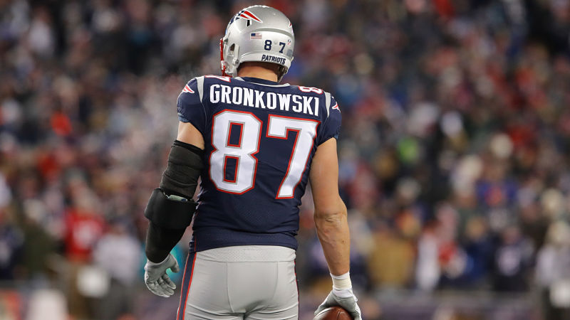 New England Patriots tight end Rob Gronkowski