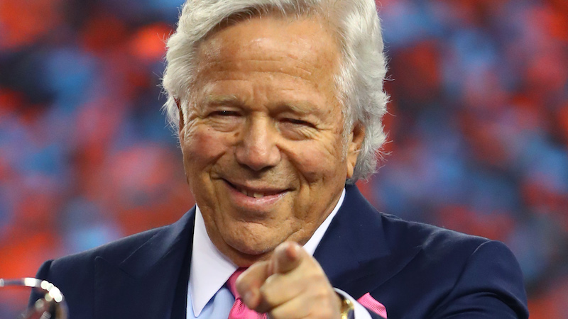 Patriots owner Robert Kraft