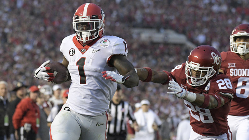 Georgia running back Sony Michel